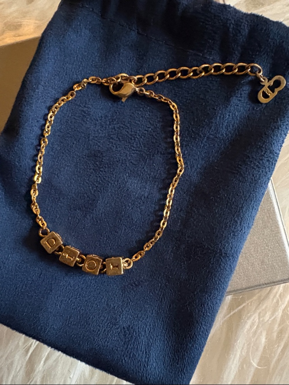 Christian Dior Gold Plated Charm Bracelet - Picture 4 of 8